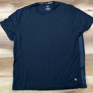 Jambys Tee Shirt Mens L Minimalist Modal Spandex Relaxed Fit Black Loungewear